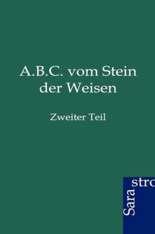 Cover of A.B.C. vom Stein der Weisen