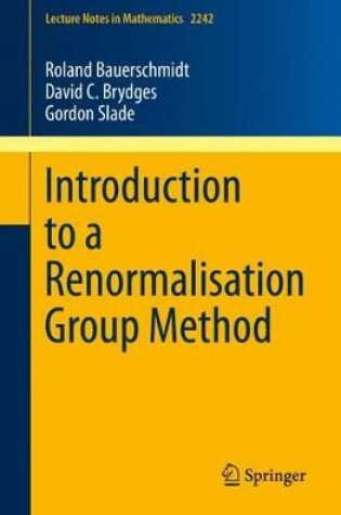 Cover of Introduction to a Renormalisation Group Method