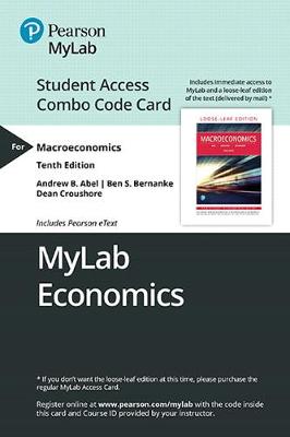 Book cover for Mylab Economics with Pearson Etext -- Combo Access Card -- For Macroeconomics