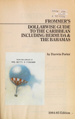 Book cover for Dollarwise Guide to the Caribbean Including Bermuda and Bahamas