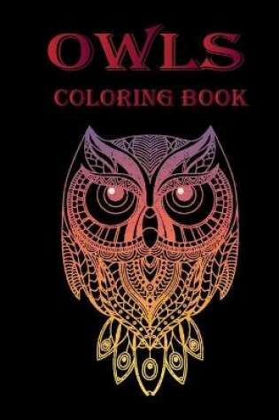 Cover of Owls Coloring Book