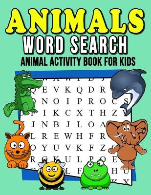 Book cover for Animals Word Search