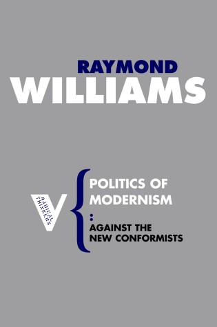 Cover of Politics of Modernism