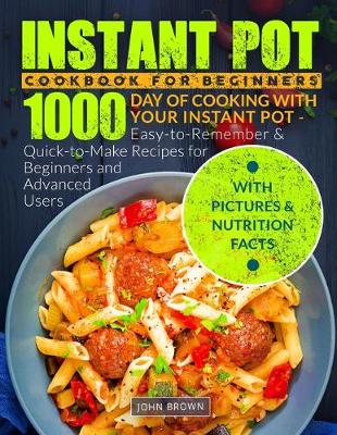 Book cover for Instant Pot Cookbook for Beginners