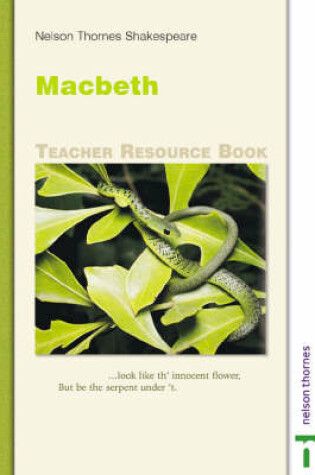 Cover of Macbeth Teacher Resource Book
