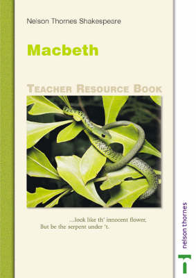 Cover of Macbeth Teacher Resource Book