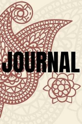 Cover of Paisley Background Lined Writing Journal Vol. 17