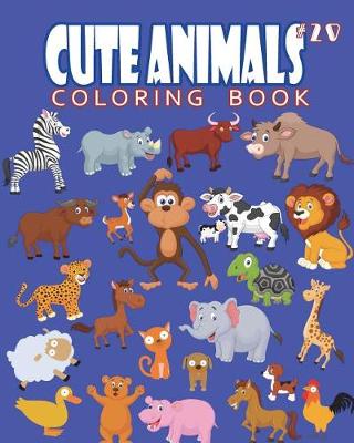 Book cover for Cute Animals Coloring Book Vol.20