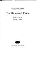 Book cover for Bicameral Critic