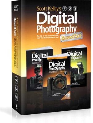 Book cover for Scott Kelby's Digital Photography Books, Volumes 1, 2, and 3