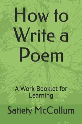 Cover of How to Write a Poem