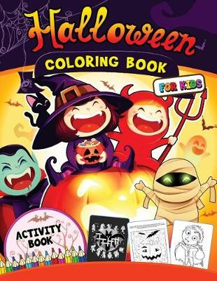 Book cover for Halloween Coloring Book for Kids