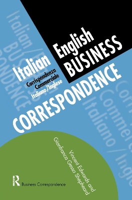 Book cover for Italian/English Business Correspondence