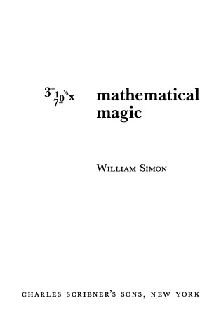 Cover of Mathematical Magic