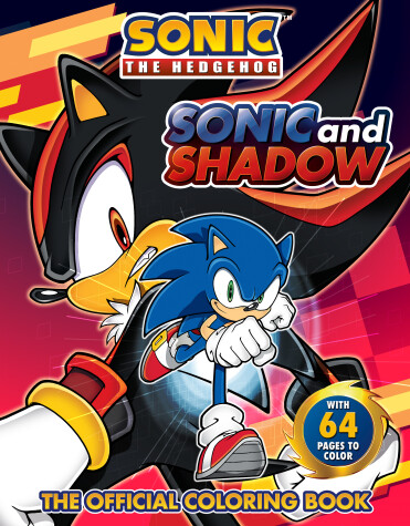 Book cover for Sonic and Shadow: The Official Coloring Book