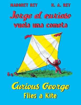 Book cover for Jorge El Curioso Vuela Una Cometa/Curious George Flies a Kite (Read-Aloud)