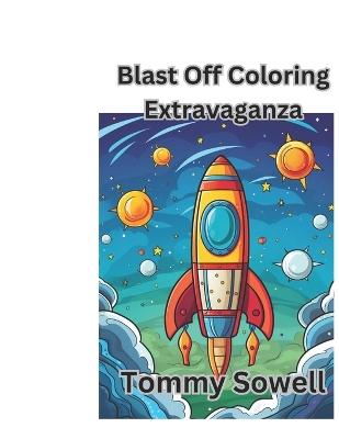 Book cover for Blast Off Coloring Extravaganza