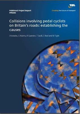 Book cover for Collisions involving cyclists on Britain's roads