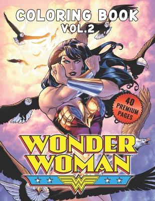 Book cover for Wonder Woman Coloring Book Vol2