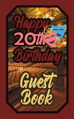 Book cover for Happy 20th Birthday Guest Book
