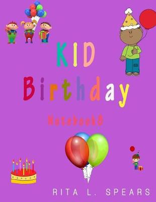 Book cover for KID Birthday Notebook8