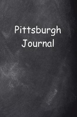 Book cover for Pittsburgh Journal Chalkboard Design