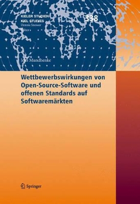 Book cover for Wettbewerbswirkungen von Open-Source-Software und offenen Standards auf Softwaremärkten