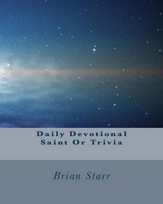 Book cover for Daily Devotional Saint Or Trivia