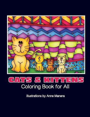 Book cover for Cats & Kittens Coloring Book for All