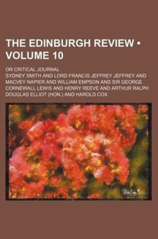 Cover of The Edinburgh Review (Volume 10); Or Critical Journal