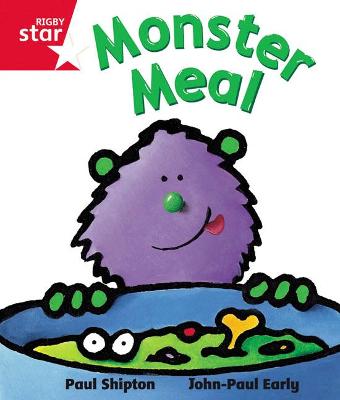 Book cover for Rigby Star guided Reception Red Level:  Monster Meal Pupil Book (single)