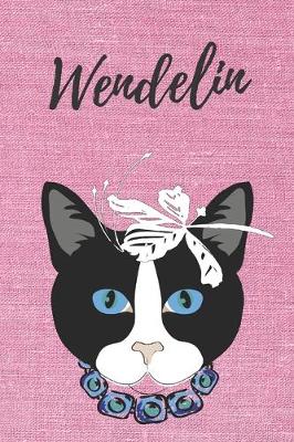 Book cover for personalisiertes Notizbuch Katze / Journal / Malbuch / Tagebuch / Kritzelbuch / DIN A5 / Geschenk Wendelin