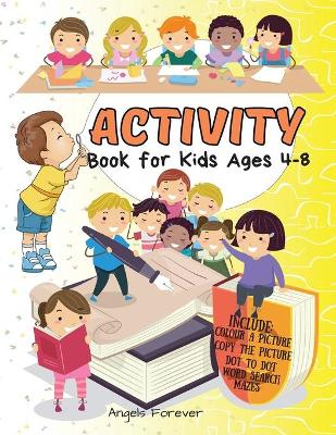 Book cover for Activity Book for Kids Ages 4-8