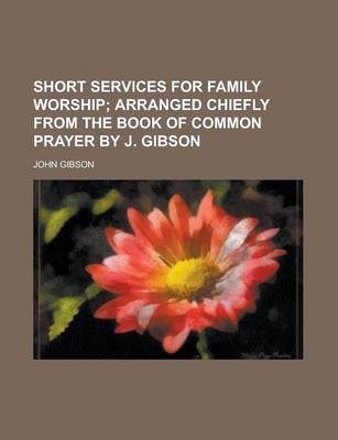 Book cover for Short Services for Family Worship