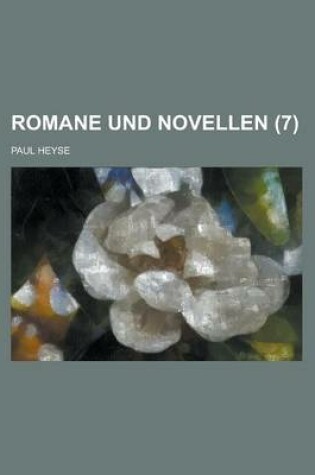 Cover of Romane Und Novellen (7 )