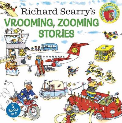Book cover for Richard Scarry's Vrooming, Zooming Stories