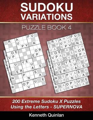 Book cover for Sudoku Variations Puzzle Book 4