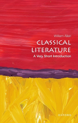 Book cover for Classical Literature: A Very Short Introduction