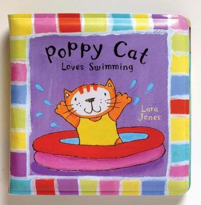 Book cover for Poppy Cat Bath Books: Poppy Cat Loves Swimming