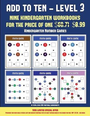 Cover of Kindergarten Number Games (Add to Ten - Level 3)