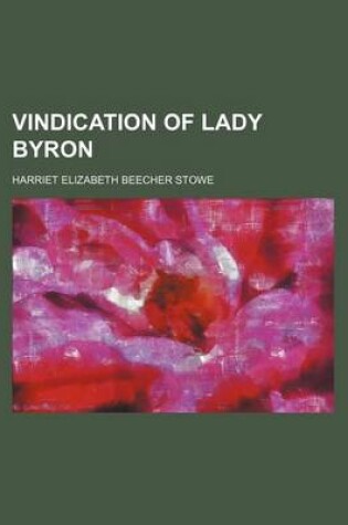 Cover of Vindication of Lady Byron