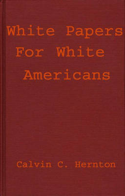 Book cover for White Papers for White Americans