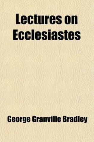 Cover of Lectures on Ecclesiastes