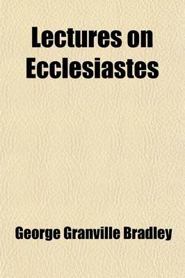 Book cover for Lectures on Ecclesiastes