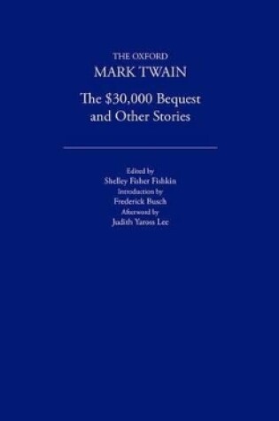 Cover of The $30,000 Bequest and Other Stories (1906)