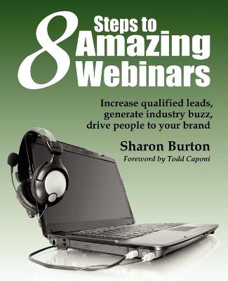 Book cover for 8 Steps to Amazing Webinars