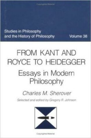 Cover of From Kant to Royce and Heidegger