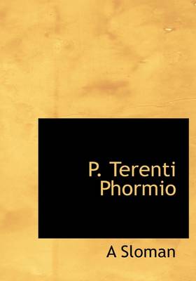 Book cover for P. Terenti Phormio