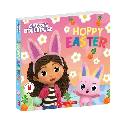 Book cover for Hoppy Easter (DreamWorks: Gabby's Dollhouse)