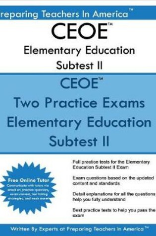 Cover of Ceoe Elementary Education Subtest II
